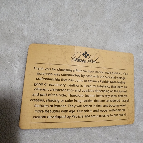 Patrisha Nash Leather Floral Rainforest P828430 Crossbody Purse - Picture 7 of 16